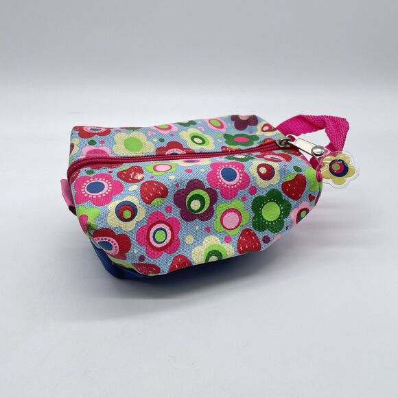 Vintage 2004 Strawberry Shortcake Backpack & Coin Pouch Kids School Bag Flowers - Picture 8 of 14